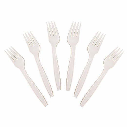 PLA cornstarch buffets for events eco friendly compostable biodegradable cutlery set