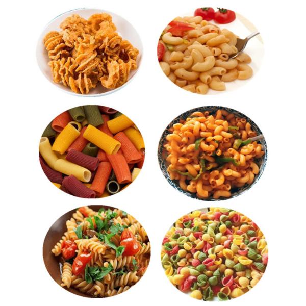 Hollow Tube Macaroni Noodle Maker 25-60kg/H