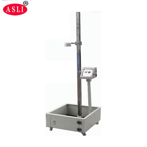 Plastic Rubber Steel Ball Free Drop Tester , Impact Test Device