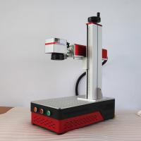 Machine de marquage au laser à fibre de bureau MAX Raycus JPT 20W 30W 50W avec axe rotatif