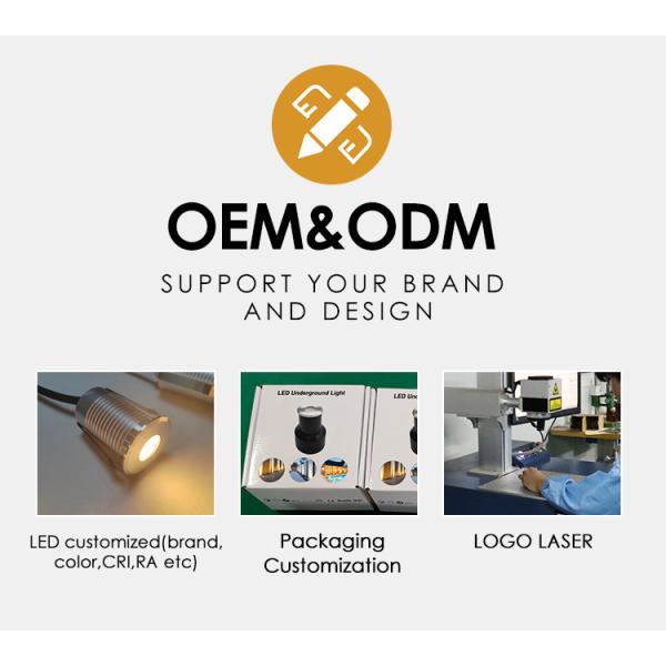 Нержавеющая сталь с углубленным освещением небольшой палубы 1W 2W 3W светодиодные подземные лампы