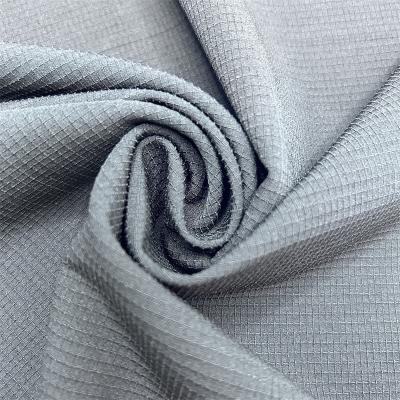 75*300 Checkered Mountaineering Fabric Boasts Soft Elastic Texture For Outdoor Activities