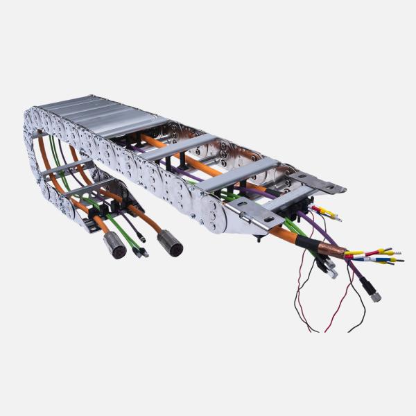 Low Maintenance Steel Cable Drag Chain  Inner Height 10mm 16mm 24mm 32mm For Automotive Industry