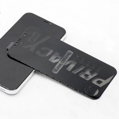 Mobile Phone Anti Spy Privacy Tempered Glass Screen Protector For Iphone 12 12 Pro Max