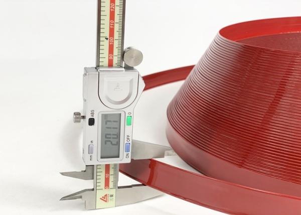 Aluminum Core Red Color Plastic Trim Cap PC Package No Waste Indoor / Outdoor