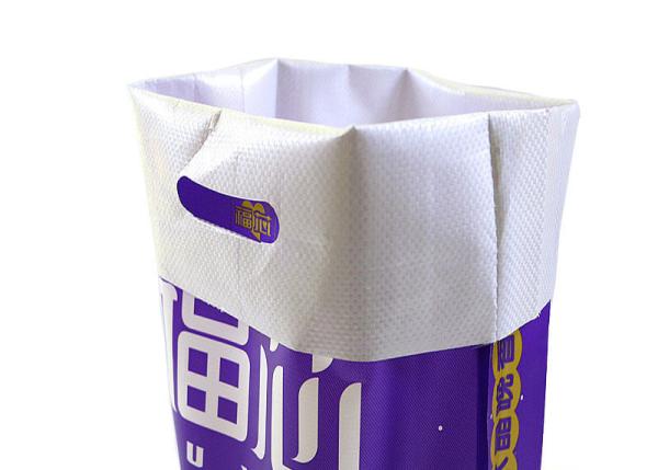 High Strength Biodegradable Plastic Woven Bag , Popcorn Packaging Bags Matt Lamination