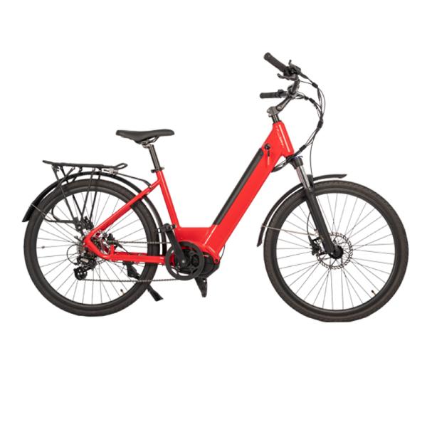 Powerful 250w Electric City Bike with 10.5ah Hidden Battery and Aluminimum Alloy Frame