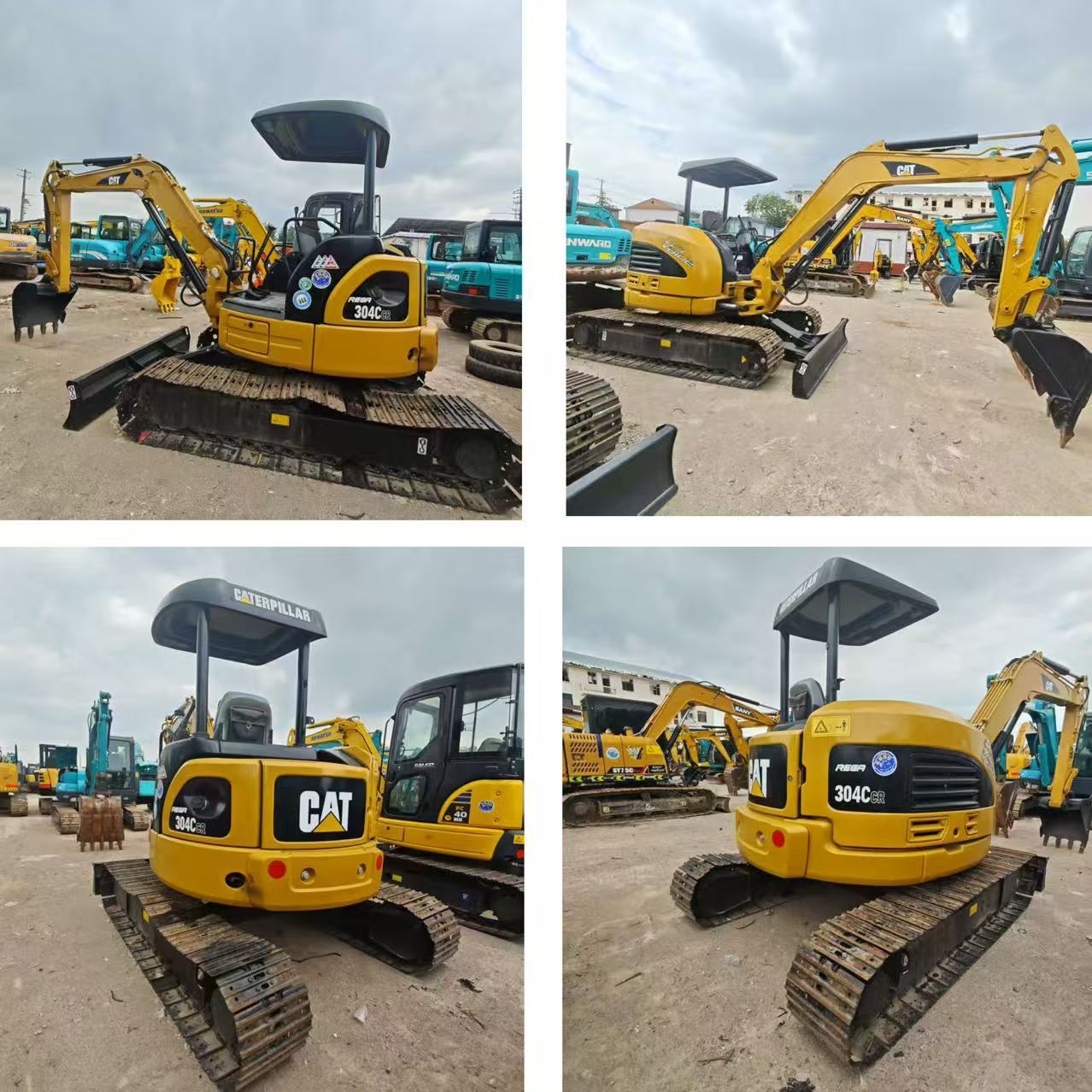 Mini CAT 304CR Second Hand Excavator Machine Earthmoving Equipment 4ton