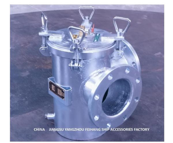 Filtro de água grosseiro da sução do Direito-ângulo para Marine Seawater Cooling System BRS100 CB/T497-2012