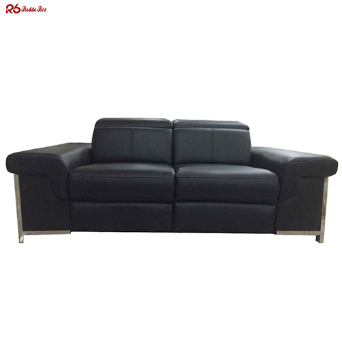 Ergonomic Microfiber Tan Leather Sofa Recliner Deep Seat Reclining Couch