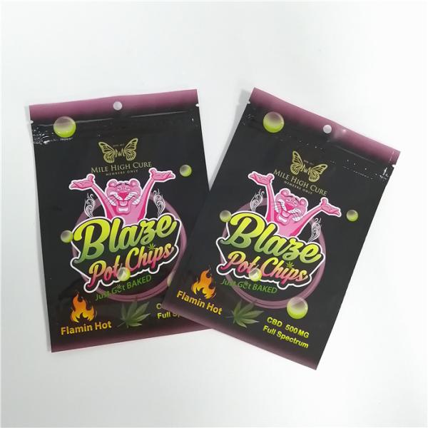 Incenso erval do produto comestível que empacota sacos picantes Ziplock plásticos da carne de vaca seca de Mylar