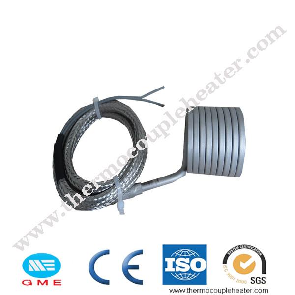 Spring Hot Runner Coil Heaters Stainless Steel 304 With Type J Thermocouples