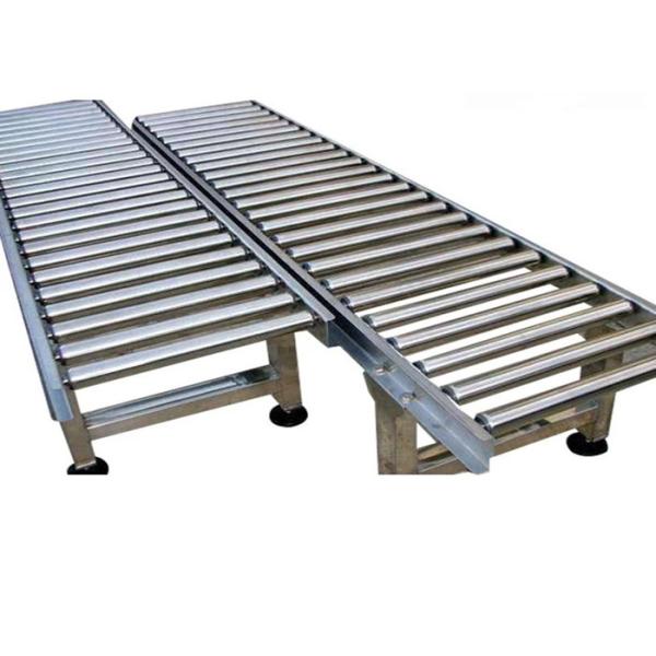 1000mm Heavy Loading Palletizing Conveyor with 1.5 KW Power for Forklift and Pallet Turntable