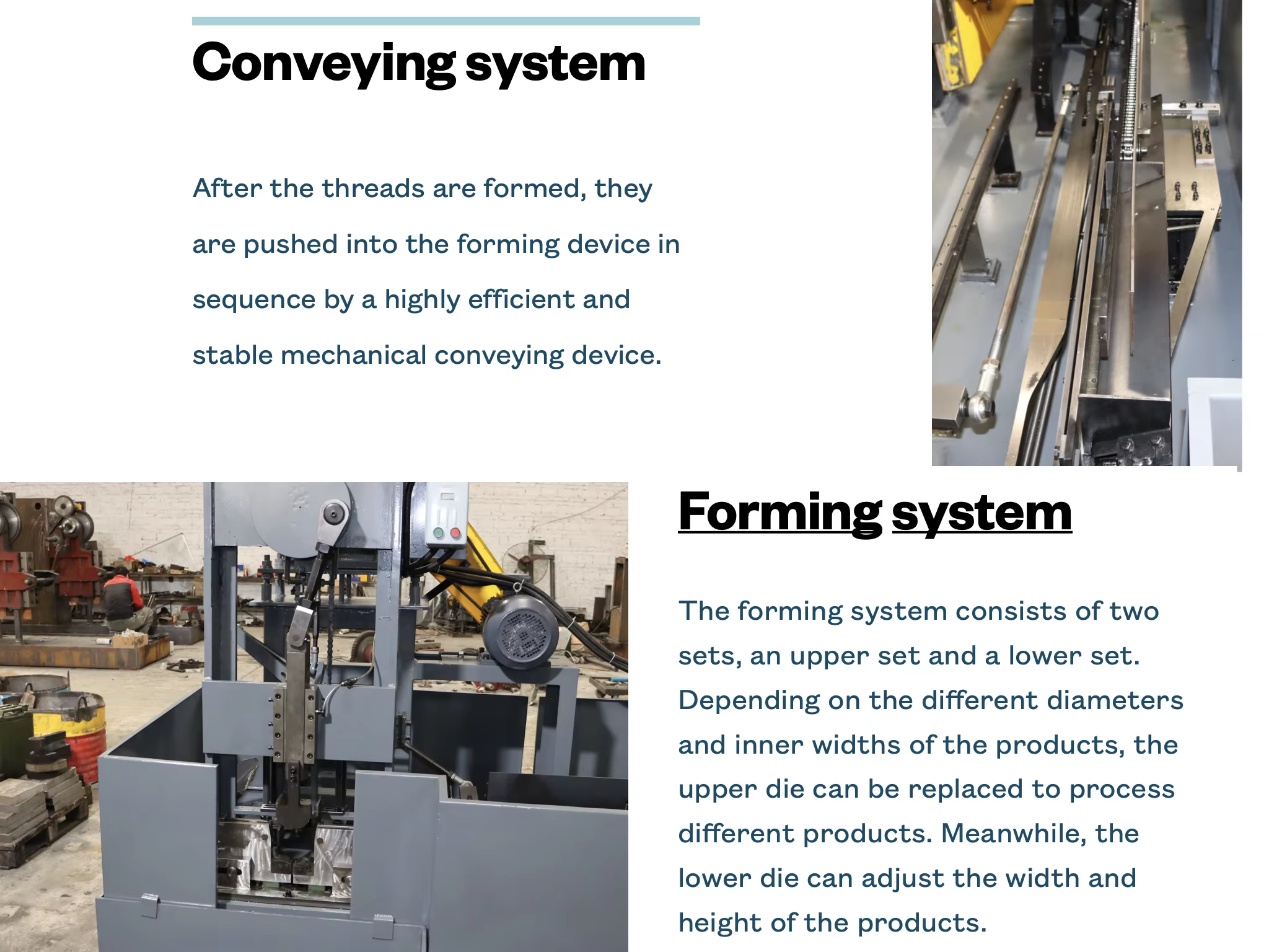 Custom U Bolt Making Machine 5.5kW 220V 380V Semi Automatic / Automatic
