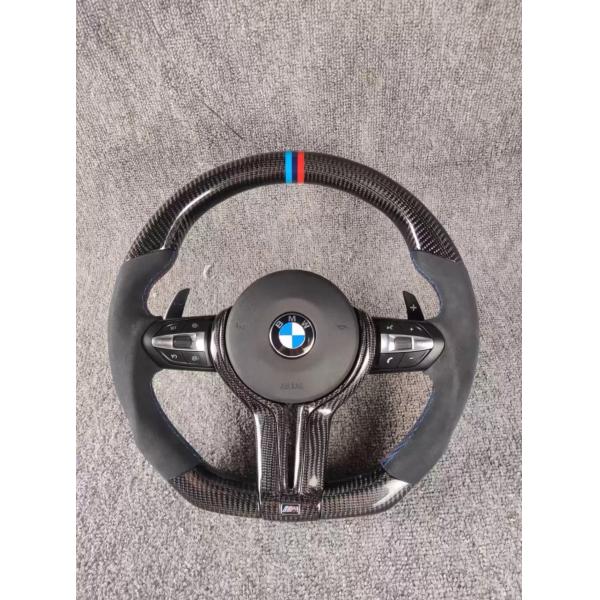 True Carbon Fiber 44*44*25 Steering Wheel Assembly Set for Bmw M2/M3/M4/M5/M6 Racing