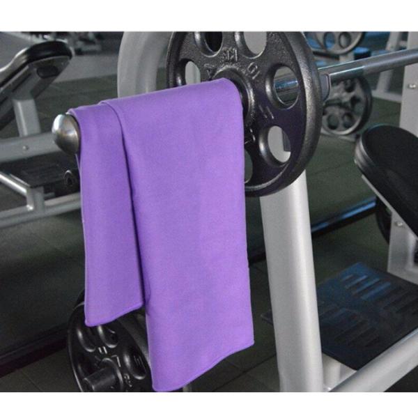 Serviettes à séchage rapide de suède de gymnase de microfiber de sports de forme physique faites sur commande avec le sac