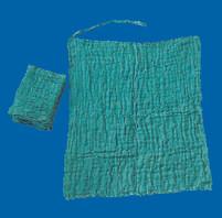 Prewashed  Green  Lap  Sponges 40X80-6PLY 40S / 40S / 30X20 mesh