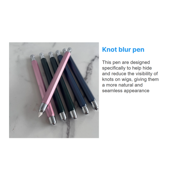 Knot Blur Pen Lace Visible Tools for Human Hair Lace Top Wig Blur Pen Coloring Lace Part Chalk Ready to Ship Fast Shipping