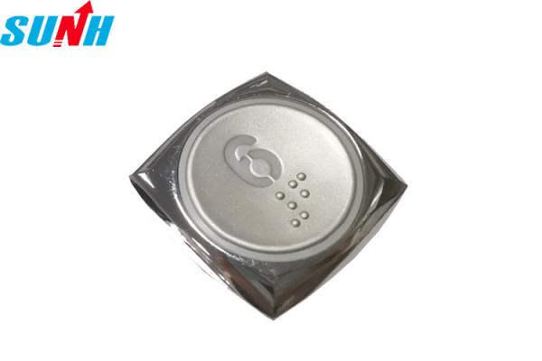 DC24V DC12V Push Button Control Switch / White Braille Elevator Buttons