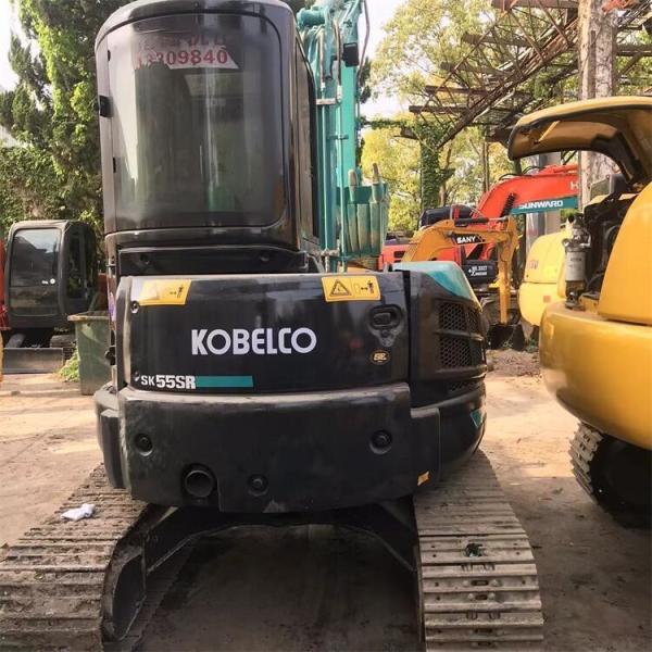 1850 Working Hours KOBELCO SK55 Crawler Excavator Digger For Construction Machinery