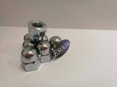 M12-1.75 DIN1587 Acorn Nuts Carbon steel Grade 4 Zinc plated surface
