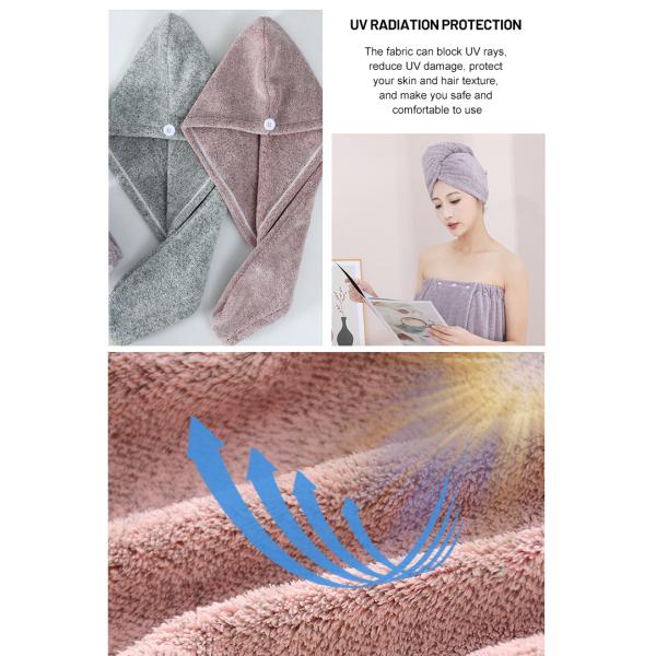 Square Magic Super Absorbent Microfiber Hair Towel Wrap для женщин Быстросухой Турбанный оберток для волос