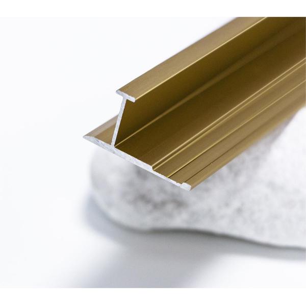 Corner Aluminum Tile Trim H Shape Metal Wall Protection Profile