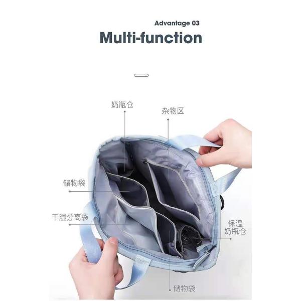 Waterproof Oxford Mommy Diaper Bag Convenient Travel Mummy Tote Diaper Backpack