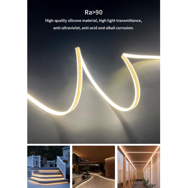 Outdoor Flexible COB Neon Light DC12V DC24V SMD 2835 10mm RGB LED Strip 120leds/M