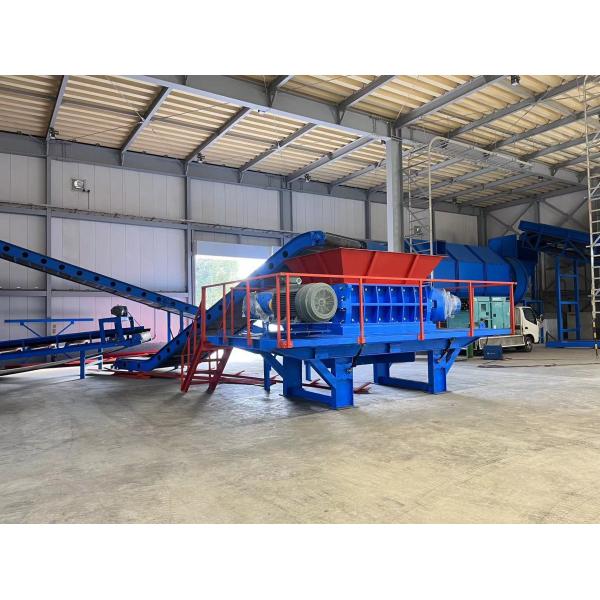 110kW Power Metal Steel Scrap and Iron Shredder Machine for Two Shaft Shredding
