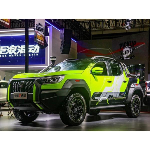 Popular Dongfeng Rich 7 4*2 LHD Gasoline Automatic Pickup Truck With Max.speed Km/h 170