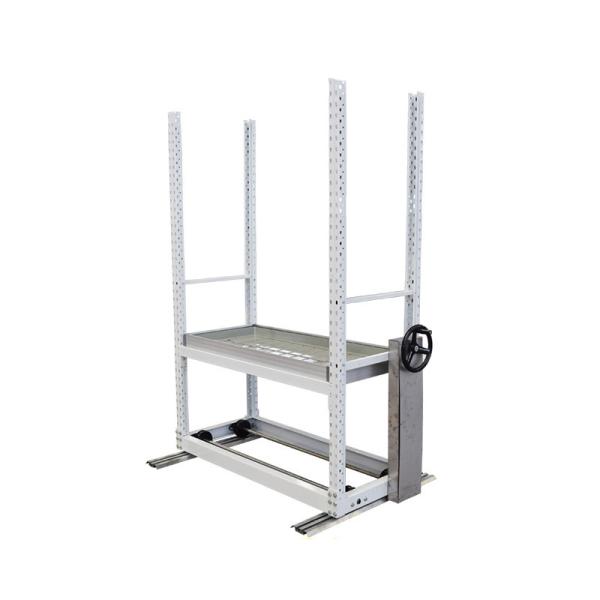 Movable Multi Tier Seedbeds Greenhouse Rolling Tables For Maximize Yield