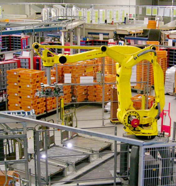 FANUC M-410iC/315 315 kg Payload ±0.5mm Repeatability 4 Axis Industrial Palletizer Robot with Robot Gripper
