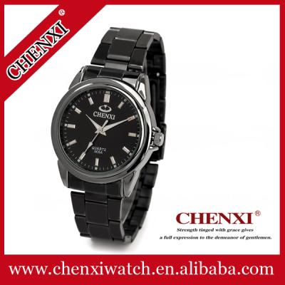 Black Gun Color Model No. 005A Pewter Silver Wristwatches for Man Stainless Steel Case Back Quartz Watch Man
