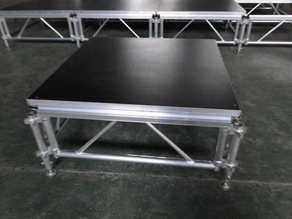 High Loading And Light Weight  1.22 x 1.2 2M Portable Anti-Slip Waterproof  Stage Platforms With Different  Height