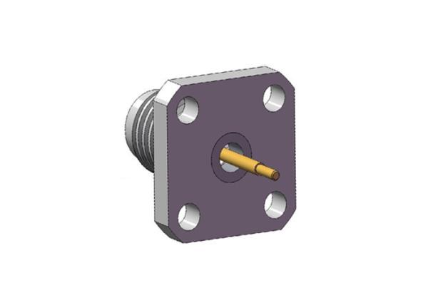Conector de cabo fêmea de aço inoxidável do CE ROHS 2.4mm RF