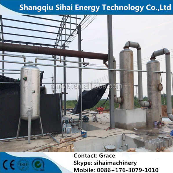 Сырье резина 2022 Тепловой крекинг машины перерабатывает отходы шин в нефтяное оборудование