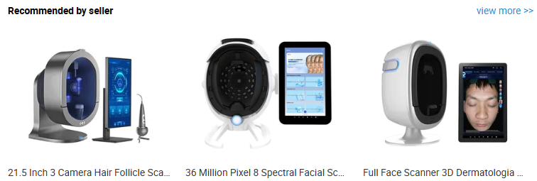 9 Spectrum 3D AI Facial Skin Monitor Micro Moisture Detector Skin Analyzer Machine