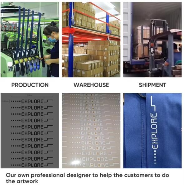 High Luster Double Side Retro Reflective Yarn Patch Winter Hat 1mm Rainbow Reflective Embroidery Thread