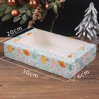 Wholesale Windowed Paper Boxes For Cookies Baked Goods Candies Desserts Square Cakes