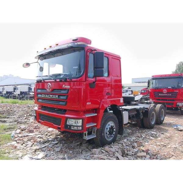 25 - 60 Tons 6x4 F3000 Shacman Tractor Truck Air / Hydraulic Braking System