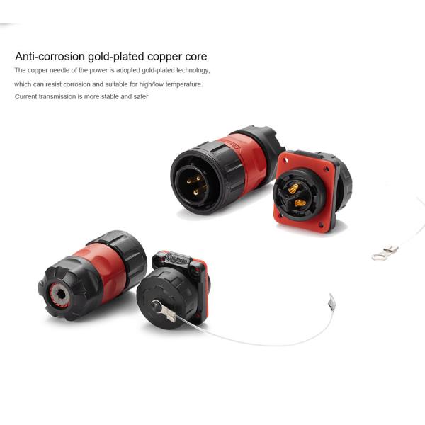 IP67 Waterproof New 3Pin Hose Plastic Quick Connectors Electrical Female Male Connector