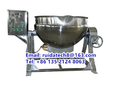 400L Industrial Sugar Syrup Boiler/ Fruit Paste Jelly Candy Manufacturing Equipment/ Industrial Fruit Paste Maker