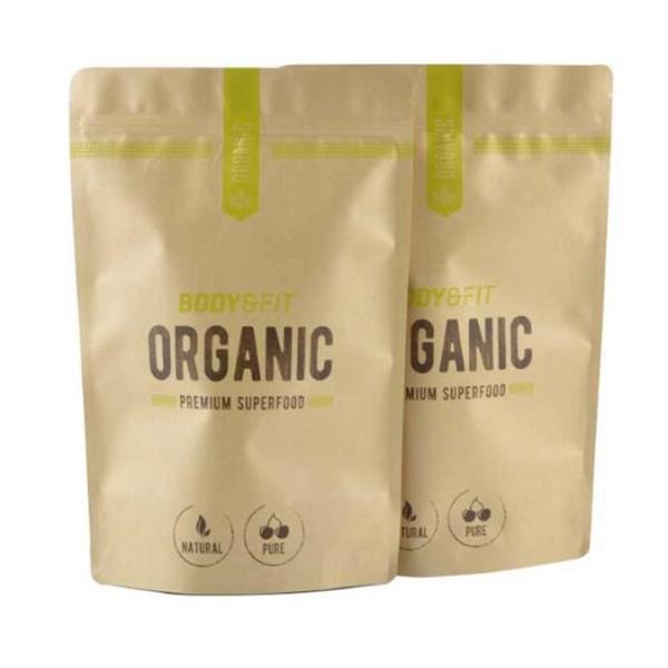 Custom High Quality Kraft Paper Zipper Lock Stand up Plastic Bag Coffee, Tea Foods Packaging Bag