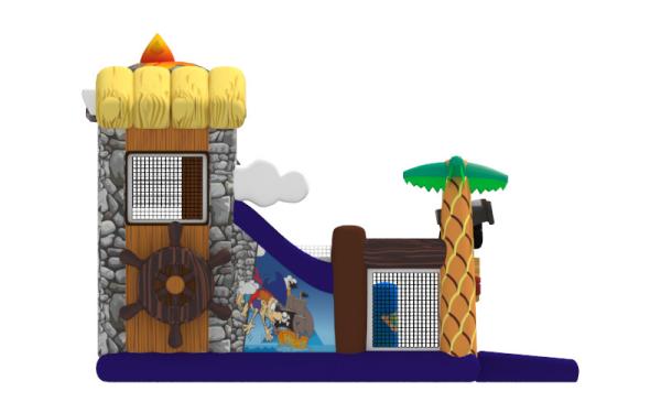 Château plein d'entrain des enfants gonflables commerciaux de parc d'attractions de ville d'amusement