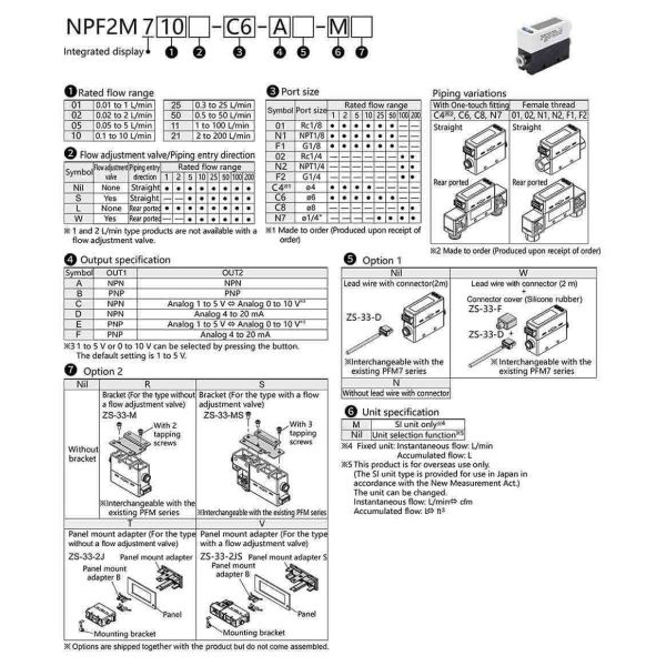 NNT NPF2M7 Air Flow Switch Direct Drop-in Replacement for PF2M701 with Adjustable Settings and Compact Design