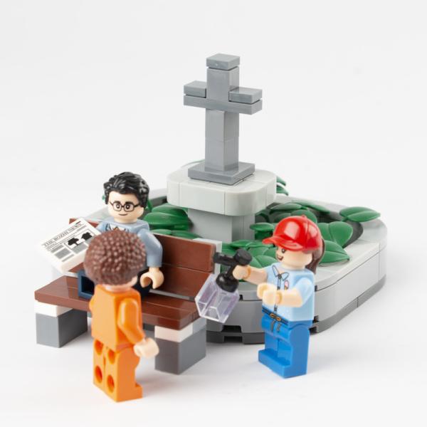 MOC bricks  flower bed for city construction decoration public park building blocks