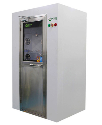 YANING Factory Cleanroom Air Shower Stainless Steel Air Shower With Single Swing Door