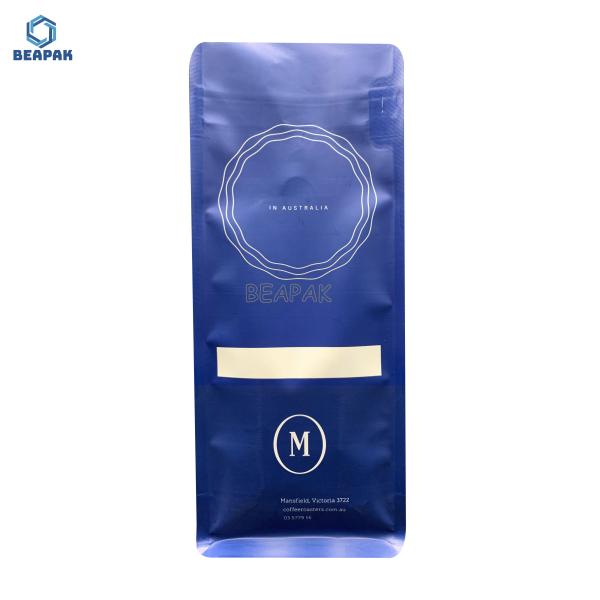 Молния прокатанная пластмассой сумка кофе 150 микронов загерметизированная клапаном