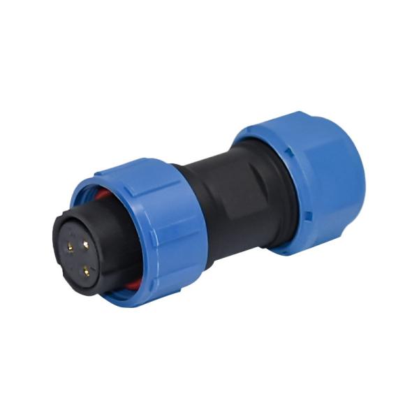 500V Waterproof Power Connector Male To Female IP68 SP17 Straight Assembly Connector